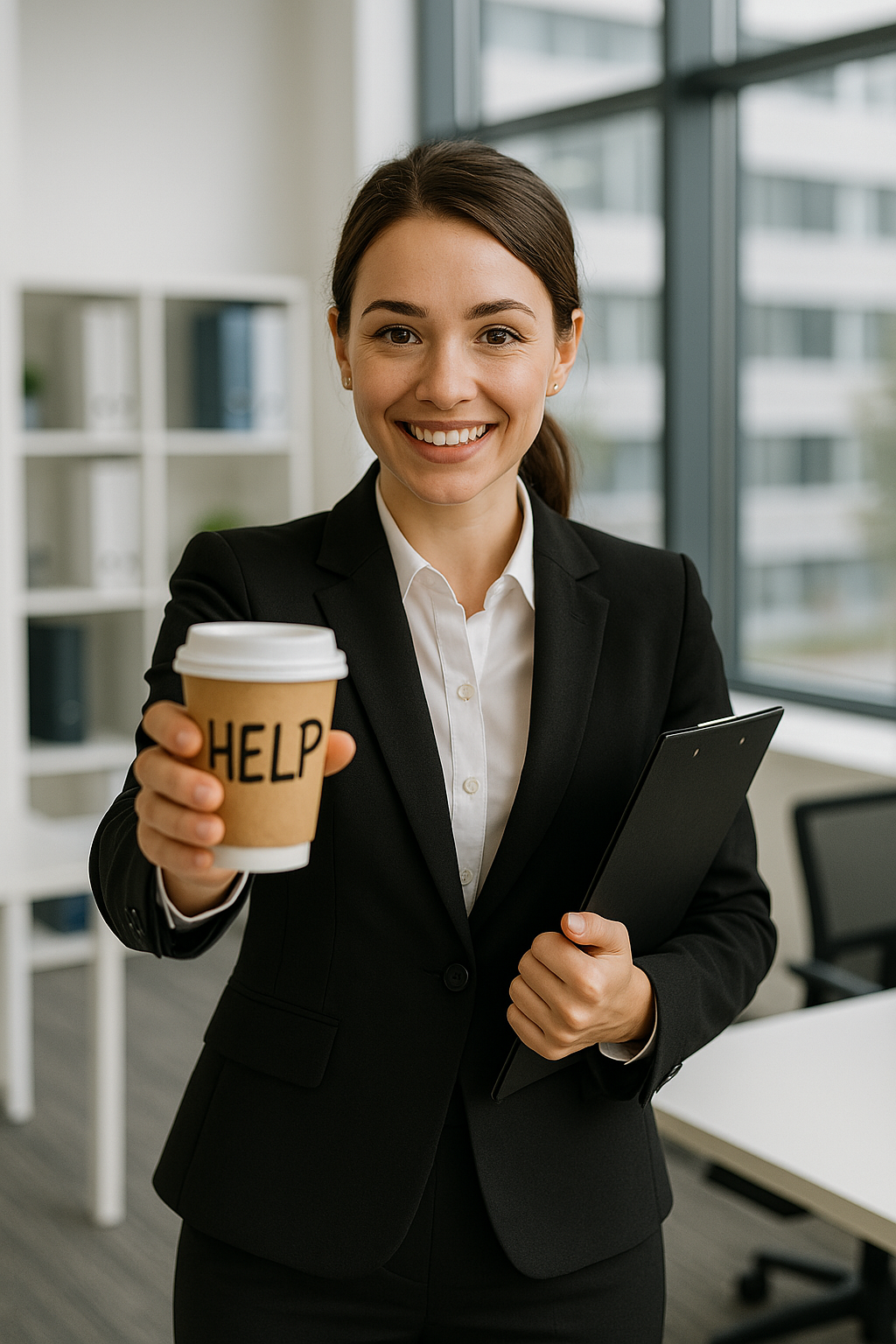 Insurance professional offering help